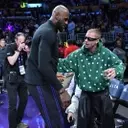 Justin Bieber's Skylrk Hoodie Spotted Courtside