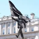 Banksy's New Political Sculpture in London