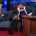 Late-Night Hosts' On-Screen Kisses and Confessions