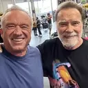 Robert F. Kennedy Jr. and Arnold Schwarzenegger Spotted Together at Gold's Gym