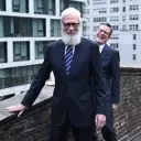 Late Show Hosts Stephen Colbert and David Letterman Bid Farewell with Theatrical Antics