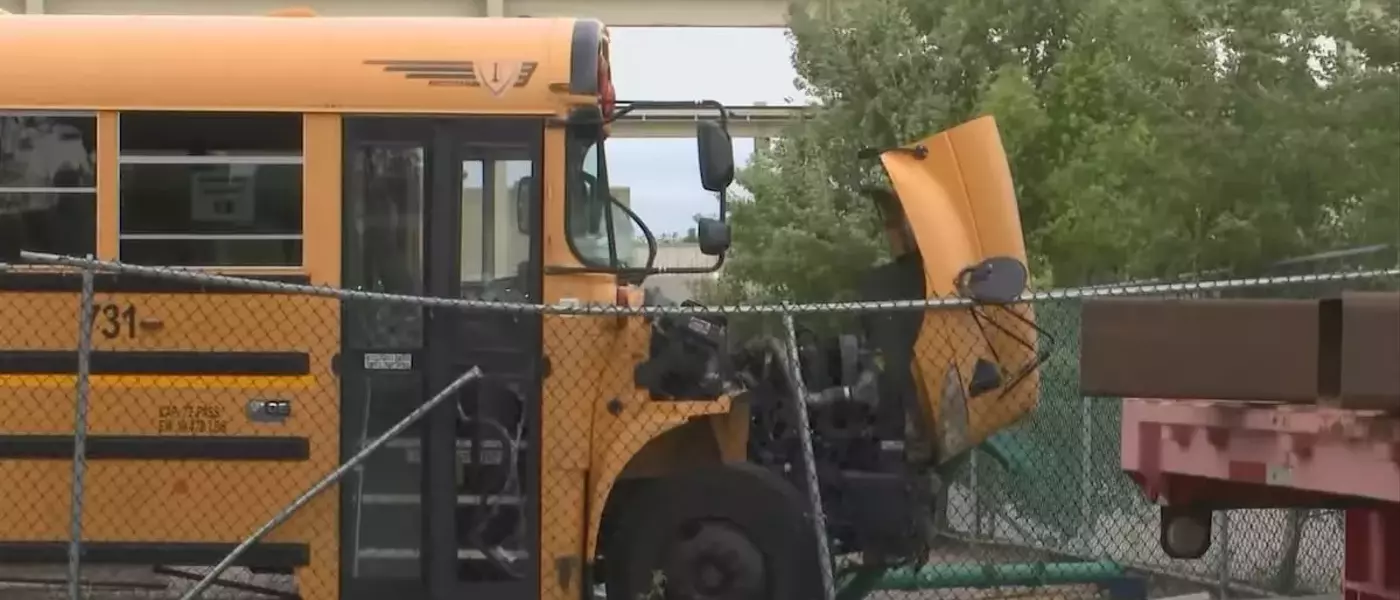 School Bus Incident at Community Center in Minneapolis