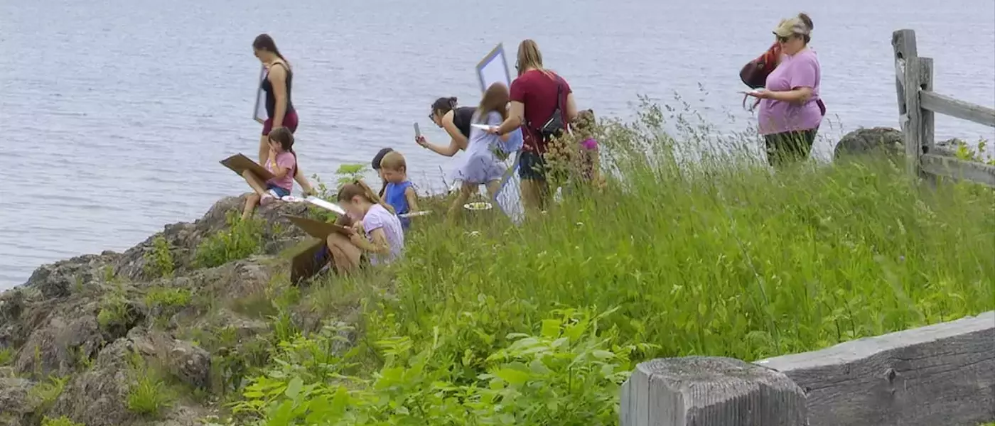 Young Artists Embrace Nature and Creativity During Marquette’s Art Week Celebration