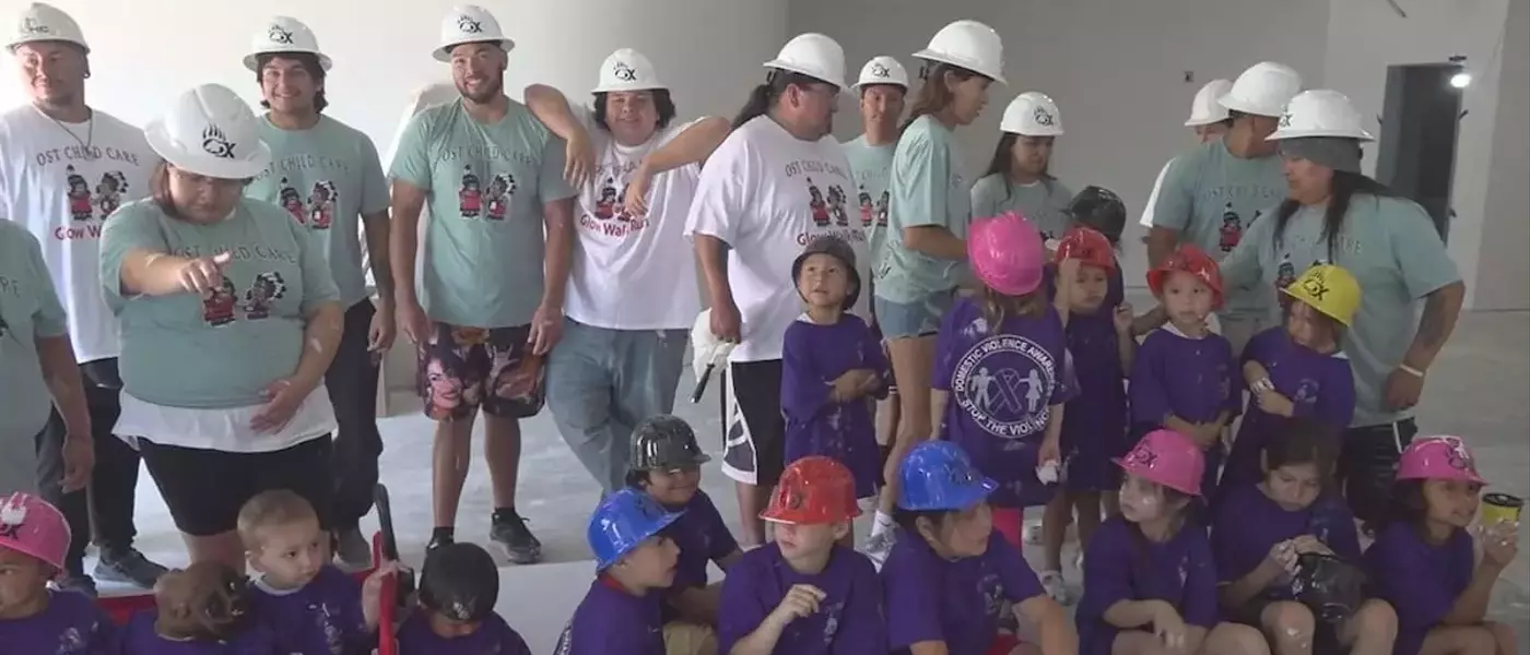 Children Leave Their Mark as Oglala Sioux Tribe Opens New STEAM Facility