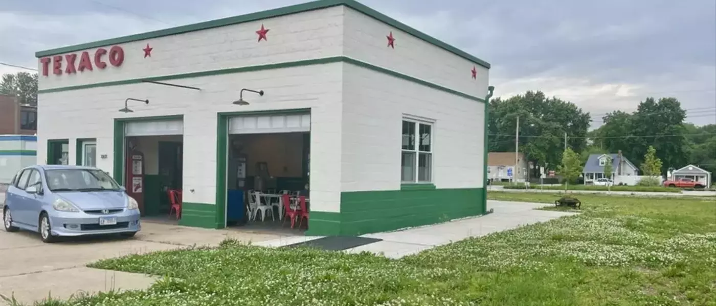 Historic Gas Station Transformed into Vibrant Community Hub