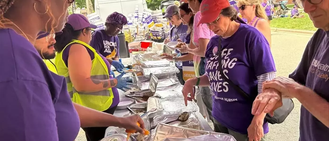 Community Rallies Around Striking Nurses with Culinary Support