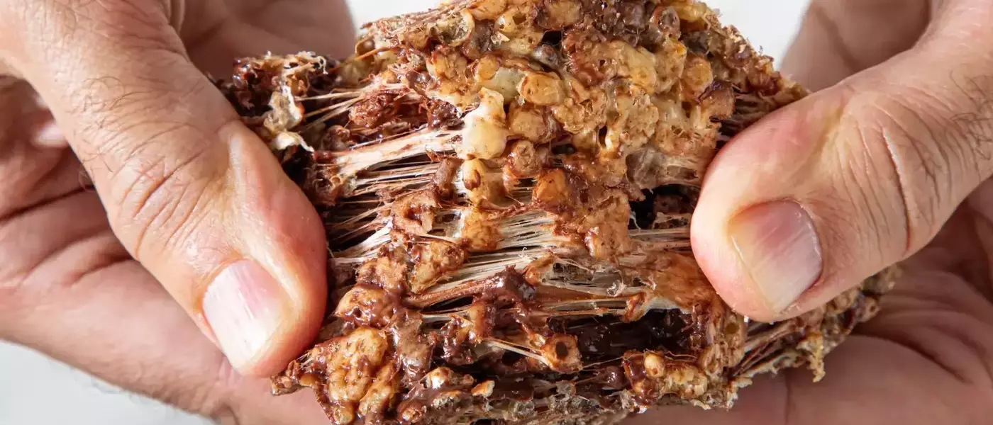 Enhanced Chocolate Crispy Rice Treats with Malted Flavor