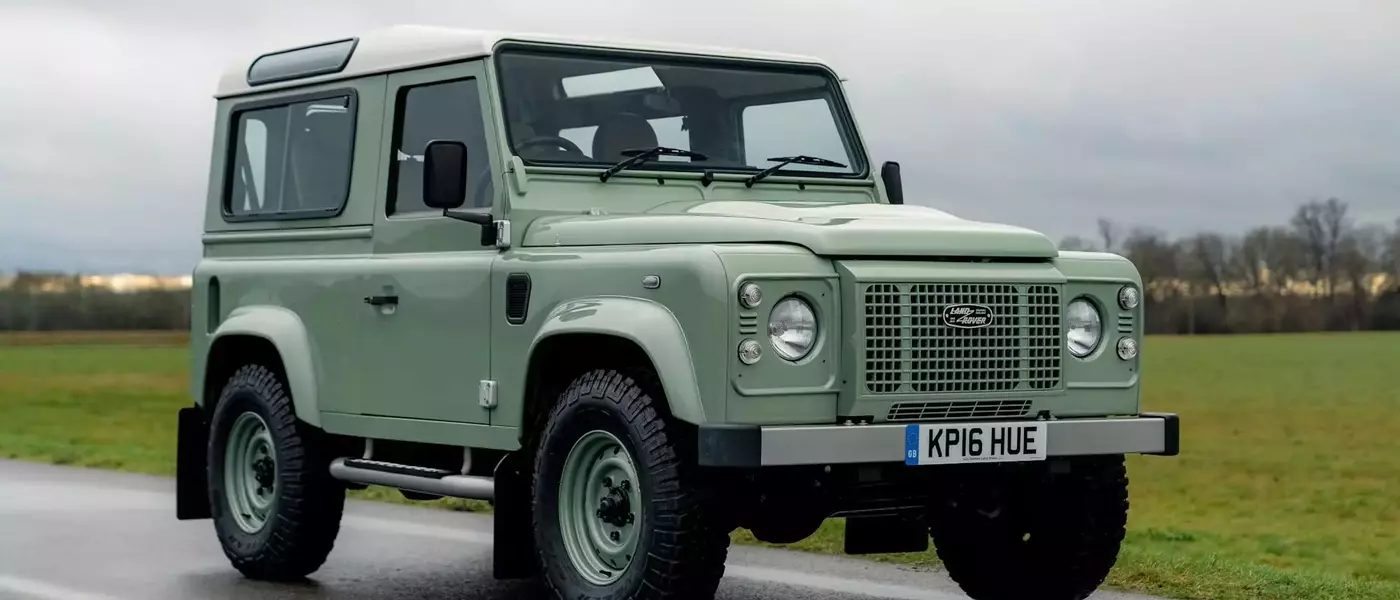 Rare 2016 Land Rover Defender 90 Heritage Edition with Minimal Mileage Set for Auction