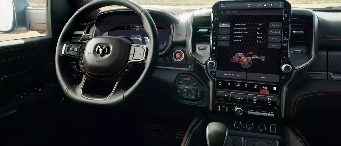 Inside the 2027 Ram 1500 SRT TRX's Opulent Cabin