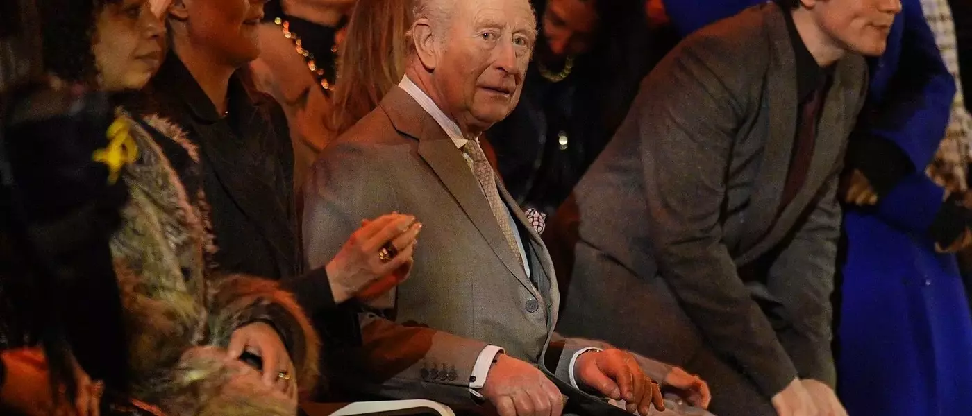 King Charles III Attends Tolu Coker's London Fashion Week Show