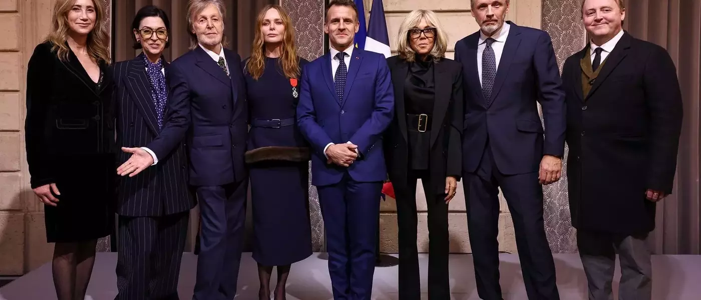 Stella McCartney Awarded France's Highest Honor at Elysée Palace