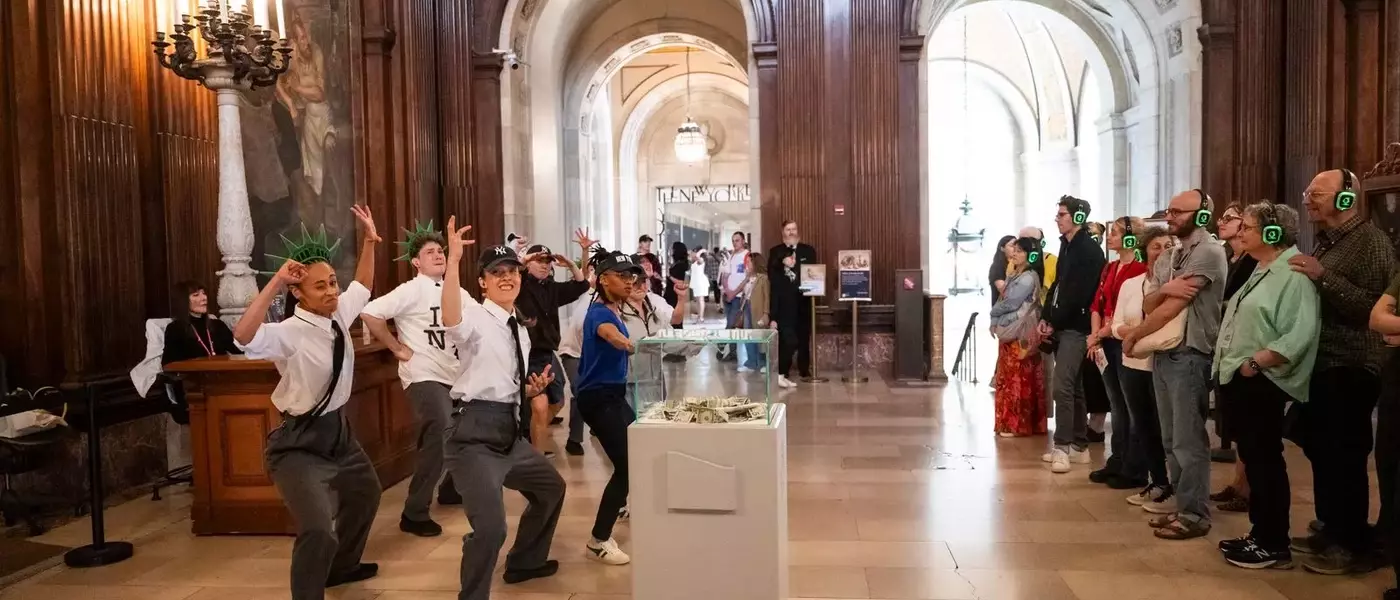 Captivating Performance Transforms New York Public Library into a Stage of Human Connection