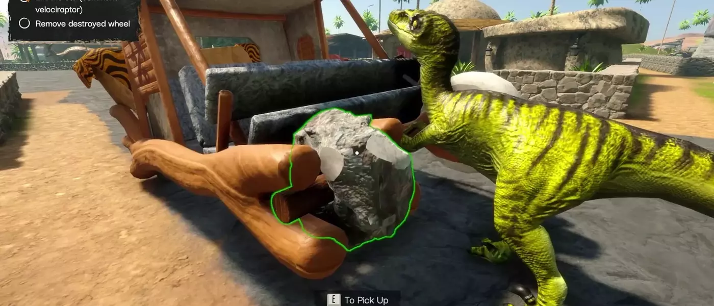 Primal Repairs: A Prehistoric Handyman Simulator with a Flintstones Twist