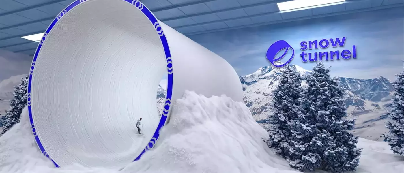 Snowtunnel lance sa premi￨re installation à Melbourne, révolutionnant les sports de neige urbains