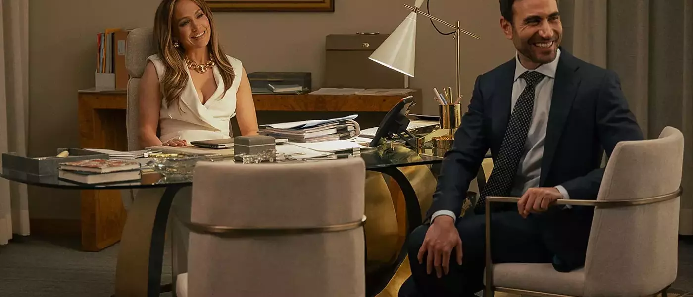 Jennifer Lopez & Brett Goldstein Ignite 'Office Romance' in New Netflix Trailer