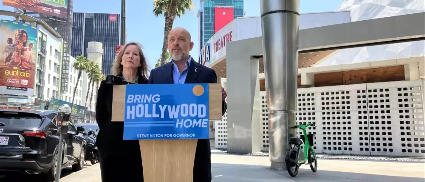 Gubernatorial Candidate Advocates for Unlimited California Film and TV Production Incentives