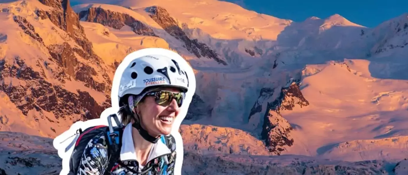 Lorna Bonnel établit un nouveau record féminin d'ascension du Mont Blanc à skis