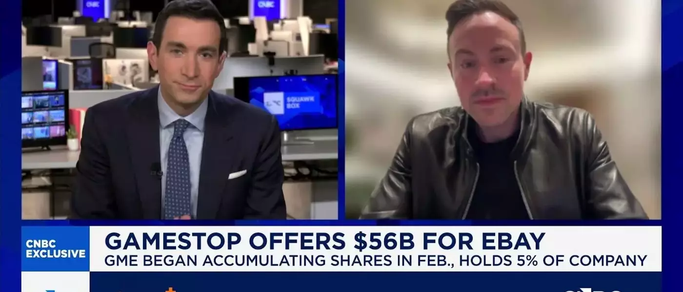 GameStop CEO's Bizarre Interview on CNBC Sparks Confusion Over eBay Acquisition Bid