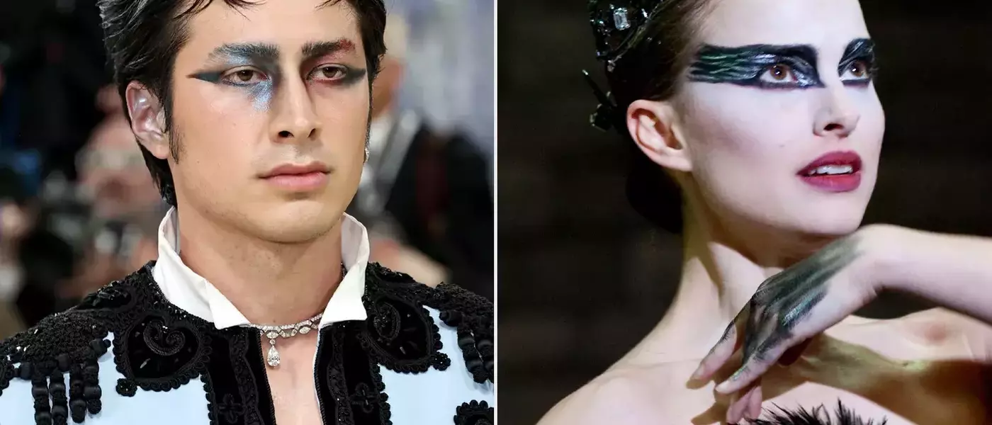 Hudson Williams' Met Gala Look Inspired by 'Black Swan,' Costar Connor Storrie Also Attends