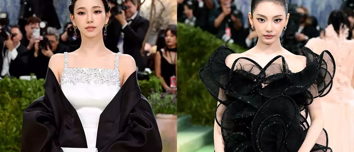 K-Pop Sensations Karina and Ningning Dazzle at Met Gala Debut