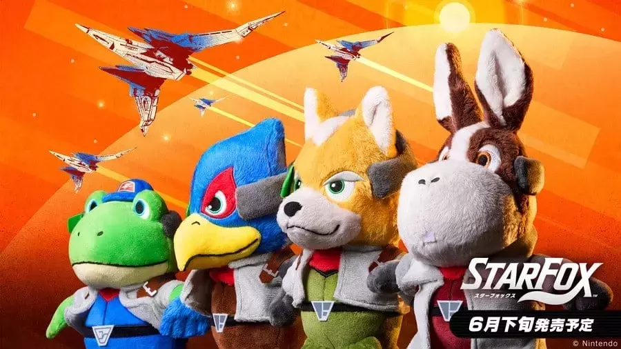 Star Fox Characters Transformed into Adorable Plush Toys