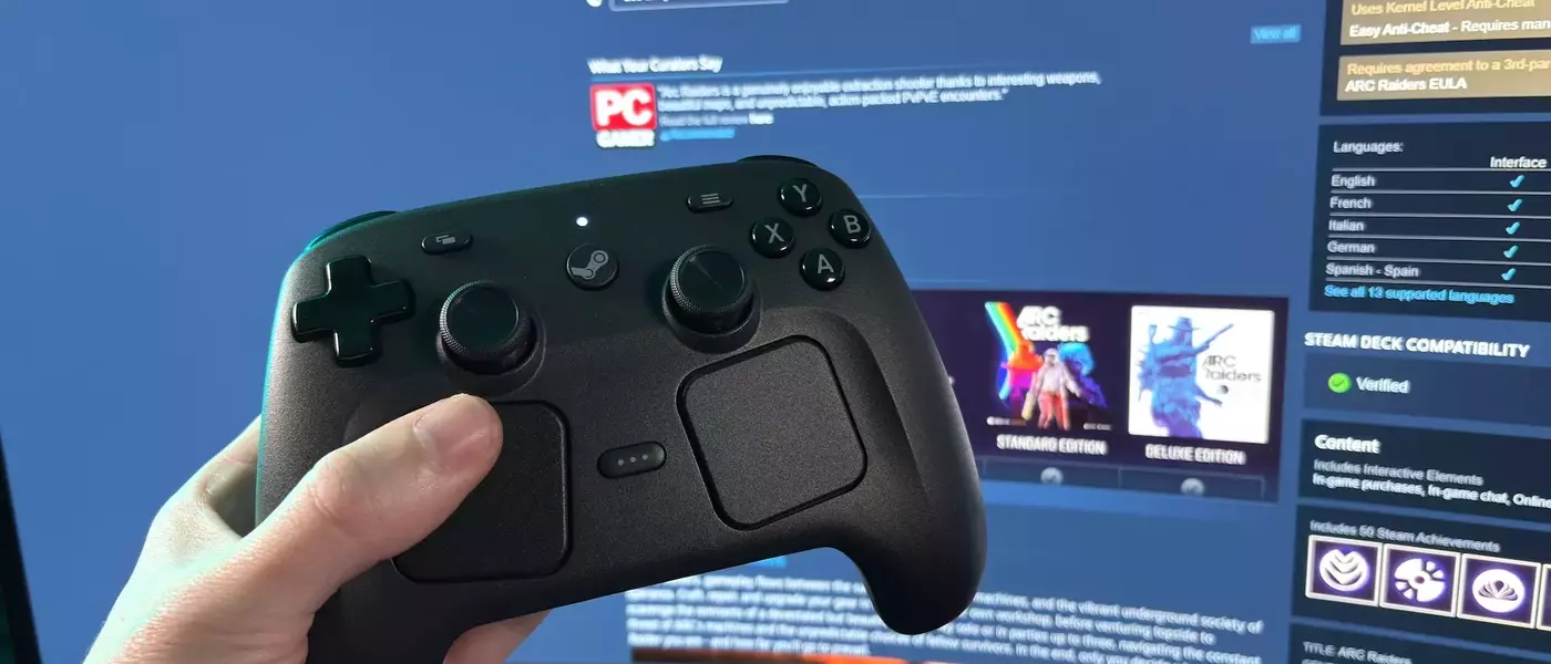 New Steam Controller Features a Hidden Wilhelm Scream Easter Egg