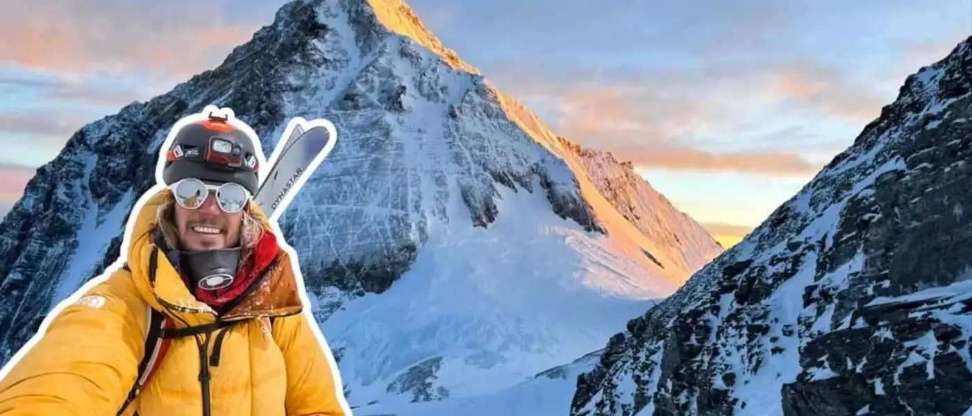 Bartek Ziemski réalise l'exploit du Lhotse à ski et sans oxygène