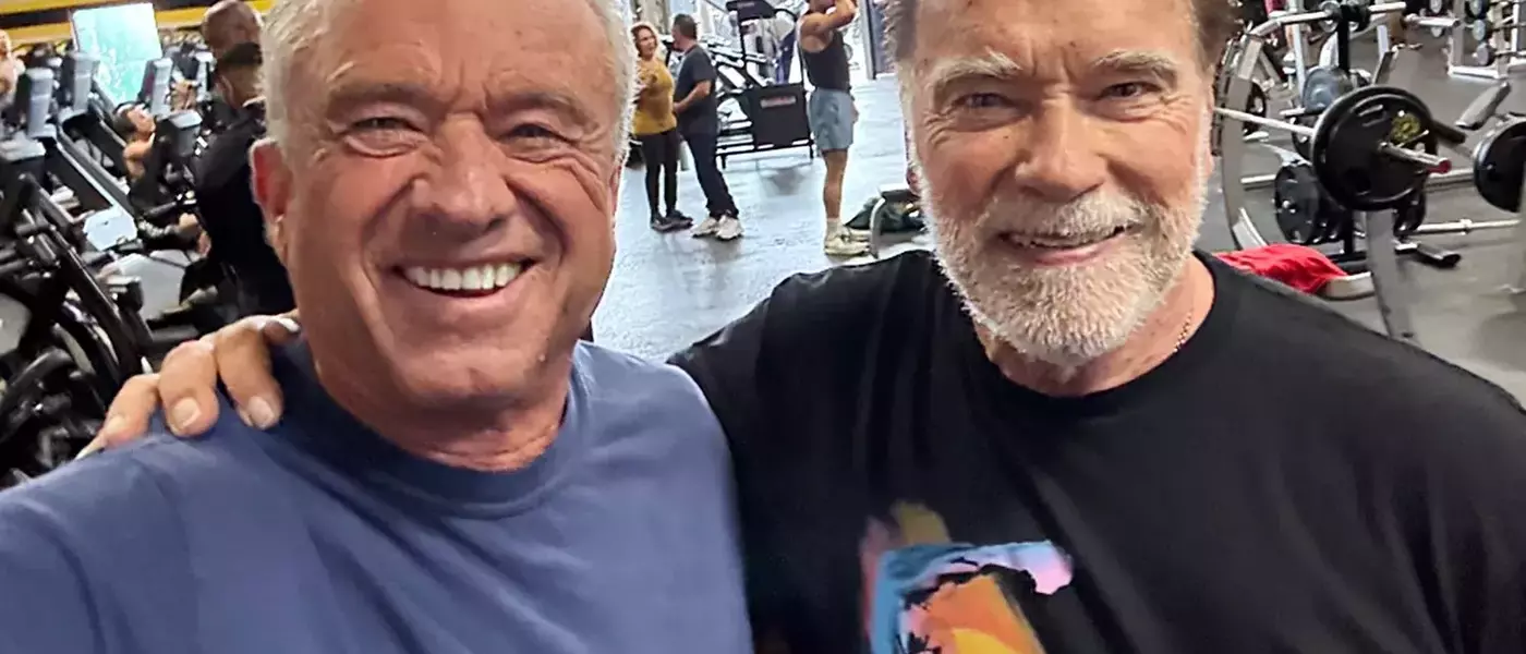 Robert F. Kennedy Jr. and Arnold Schwarzenegger Spotted Together at Gold's Gym