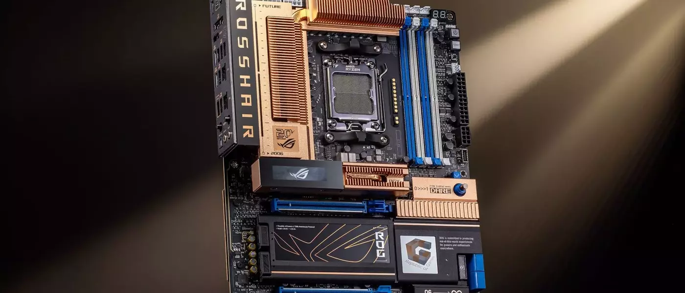 Asus Celebrates ROG's 20th Anniversary with a Nostalgic Motherboard Design