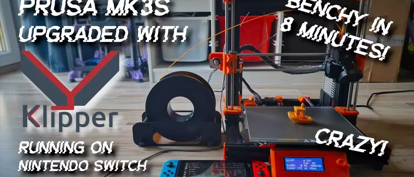 Nintendo Switch Enhances 3D Printer Performance by 1000%