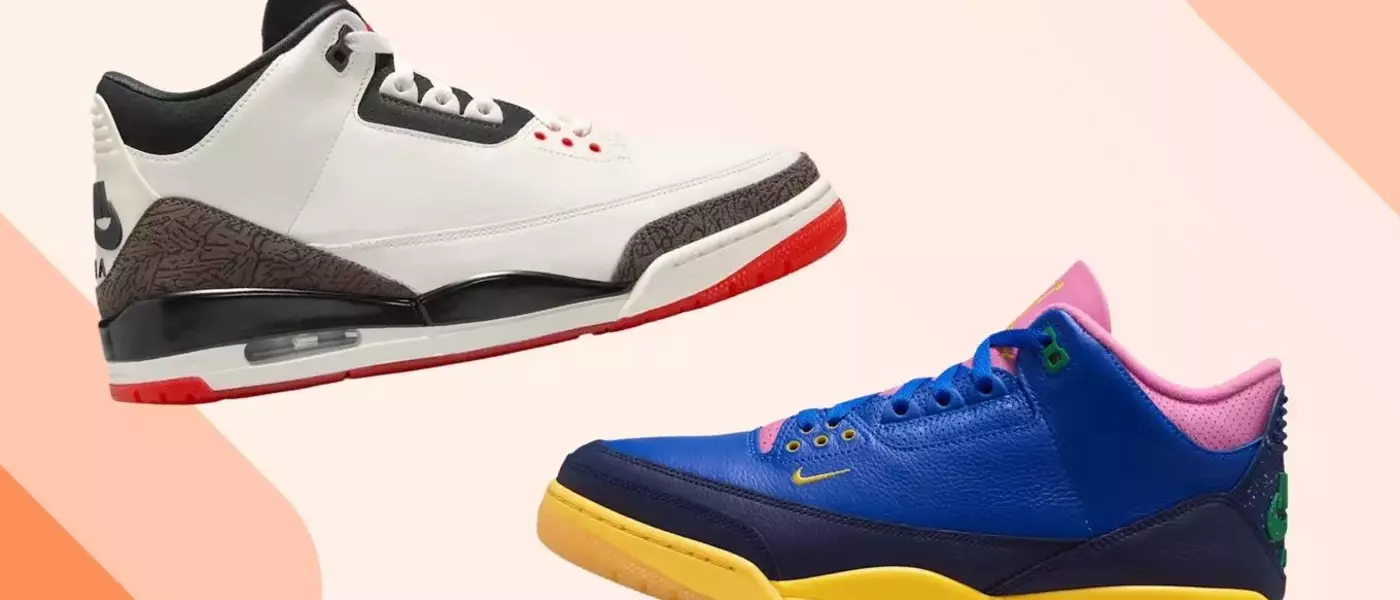 Nike Relaunches Iconic Air Jordan 3 Sneakers in New 'Brazil' and 'World's Best' Colorways