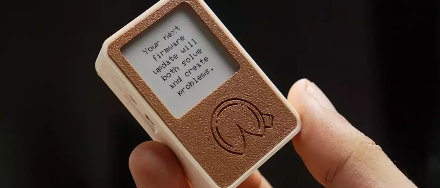 The EFortune Cookie: A Bite-Sized E-Paper Fortune Teller