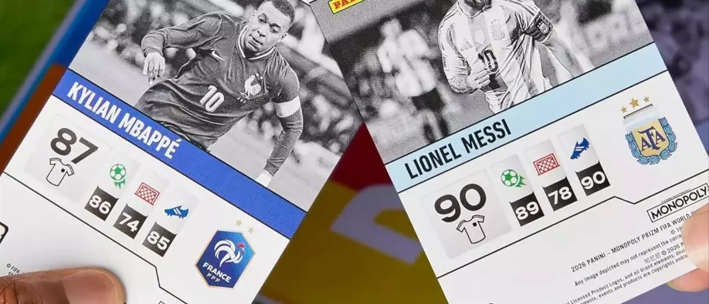 Monopoly Teams Up with Panini for FIFA World Cup Edition Featuring Messi and Mbappé