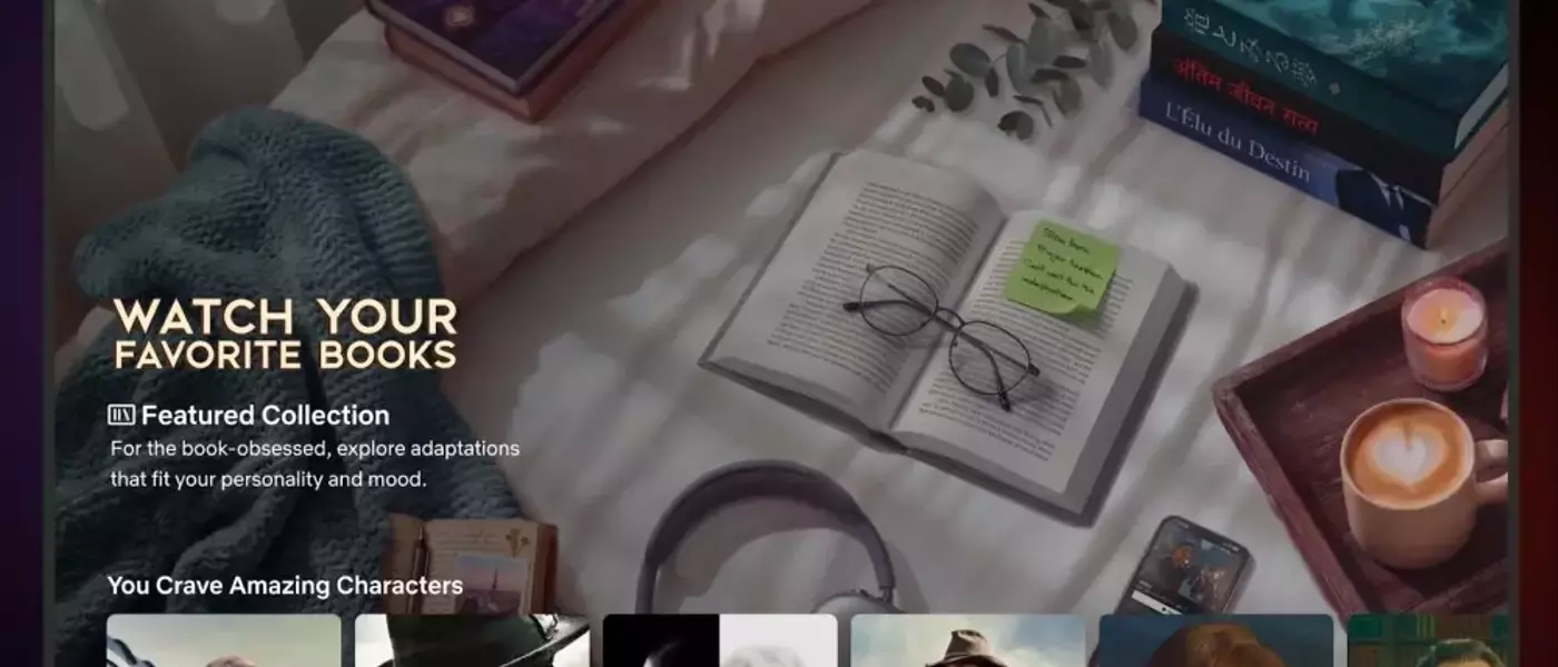 Netflix Unveils New Hub for Book-to-Screen Adaptations, Categorized by Reader Preferences