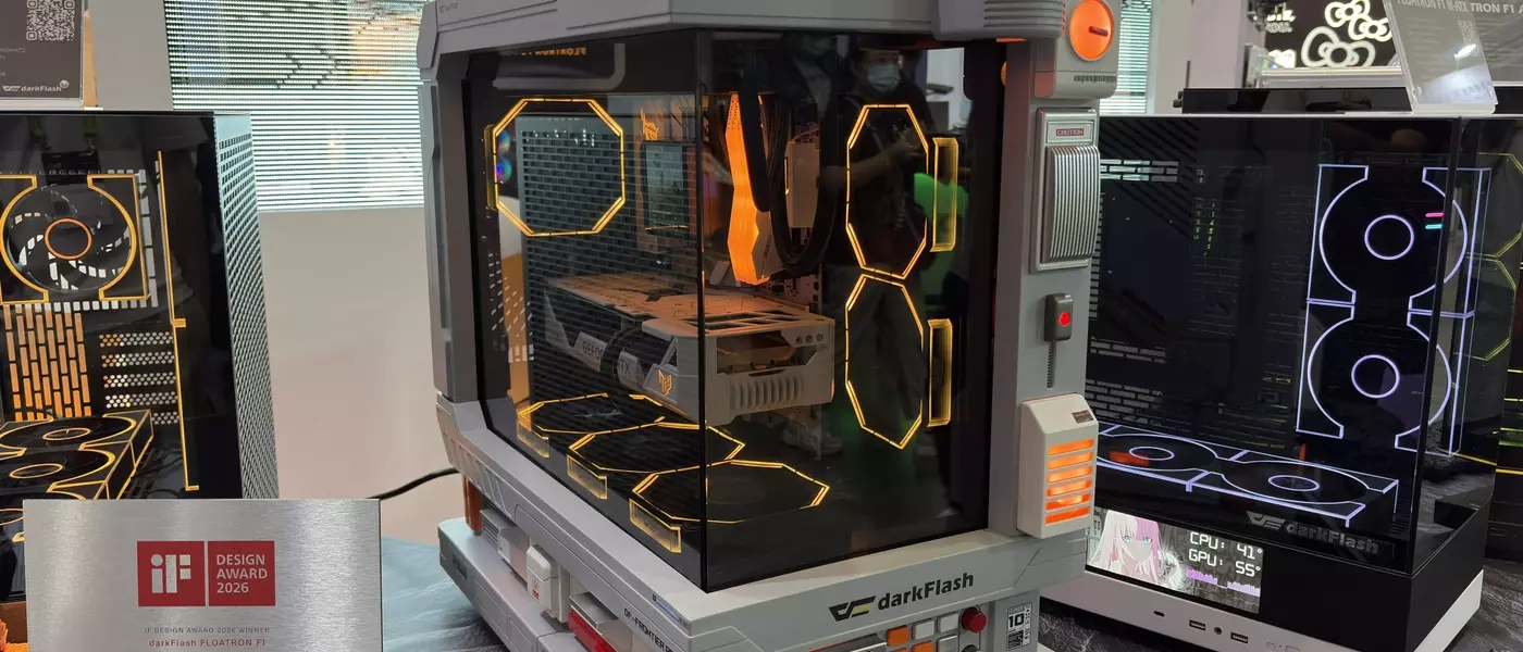 DarkFlash Floatron F1 ATX: A PC Case That Is Both Ugly And Neat