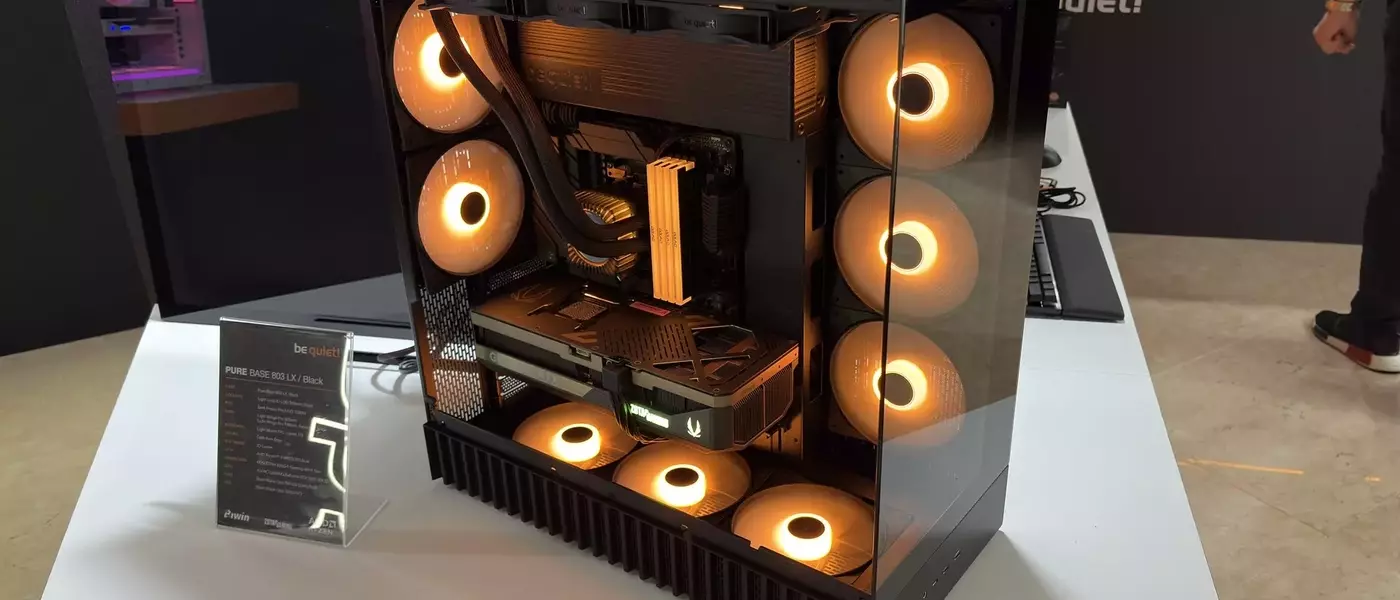 Be Quiet! Unveils Massive New PC Case at Computex for Peak Performance and Extensive Storage