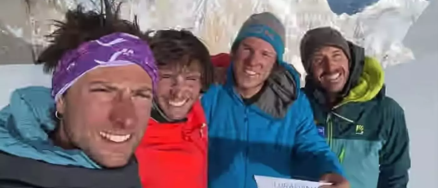 Ascension historique : Une équipe italienne conquiert la face sud-est du K7 principal