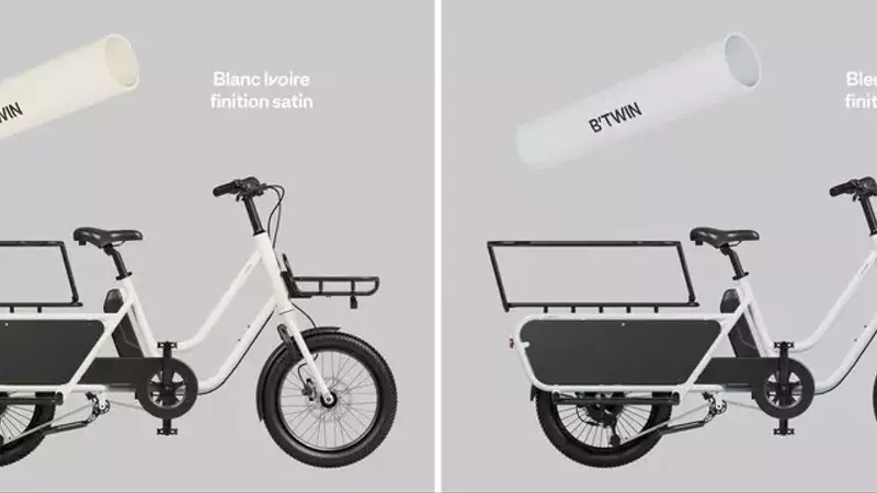 Decathlon introduit le vélo longtail E-Three 100 et un nouveau design pour le E-Three 500